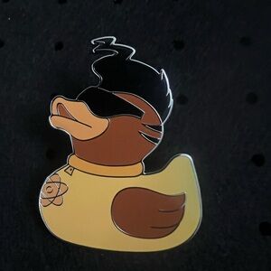 Disney Silver Duck Pin